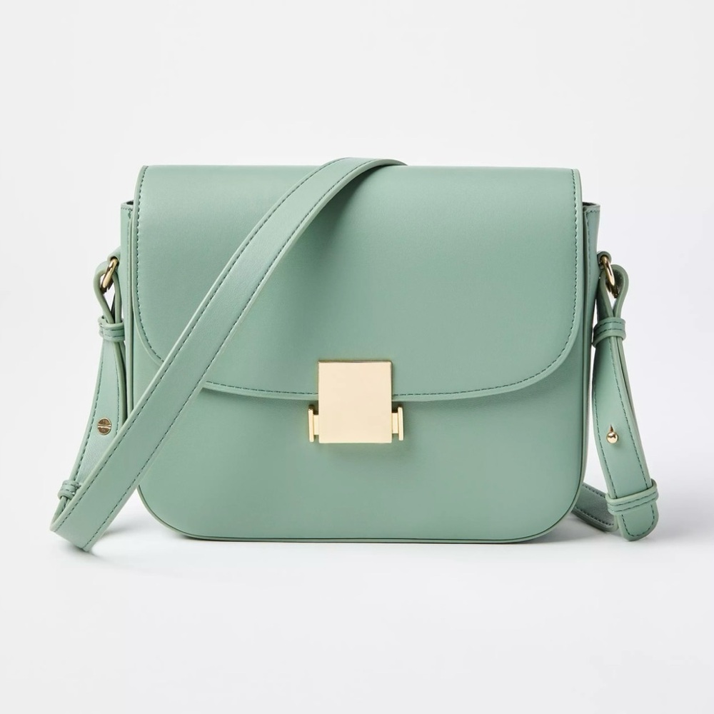Loft Sage Green Shoulder Bag